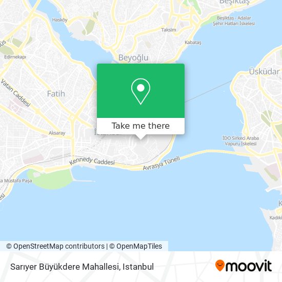 Sarıyer Büyükdere Mahallesi map