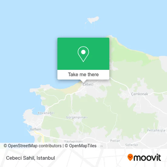 Cebeci Sahil map