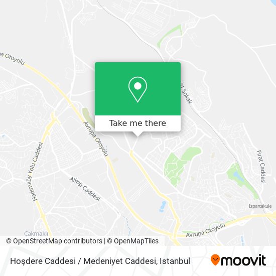 Hoşdere Caddesi / Medeniyet Caddesi map