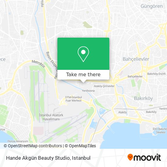 Hande Akgün Beauty Studio map