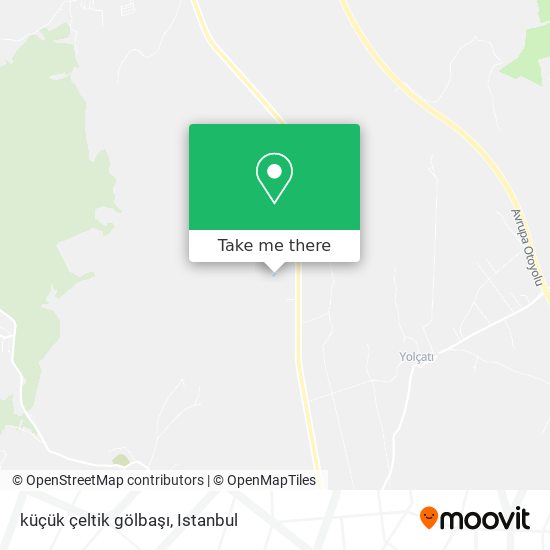 küçük çeltik gölbaşı map