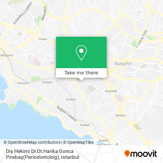 Diş Hekimi Dr.Dt.Harika Gonca Pirebaş(Periodontolog) map