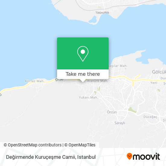 Değirmende Kuruçeşme Camii map