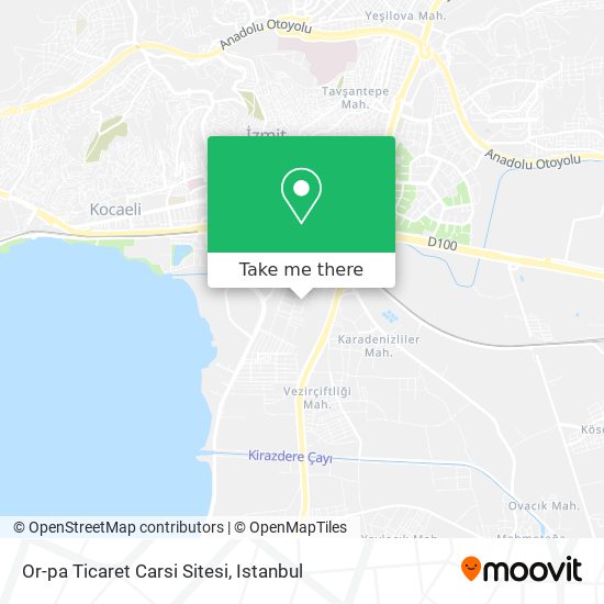Or-pa Ticaret Carsi Sitesi map