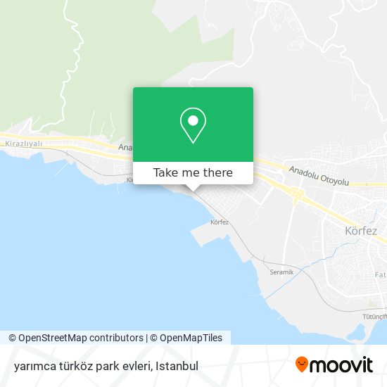 yarımca türköz park evleri map