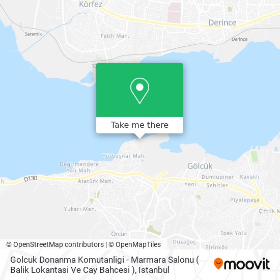 Golcuk Donanma Komutanligi - Marmara Salonu ( Balik Lokantasi Ve Cay Bahcesi ) map