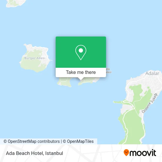 Ada Beach Hotel map