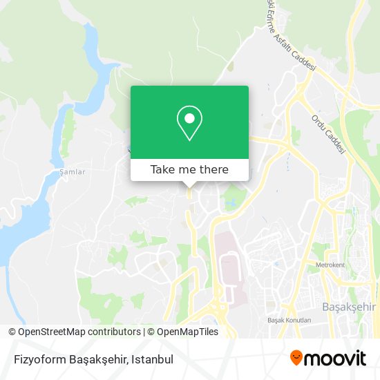 Fizyoform Başakşehir map