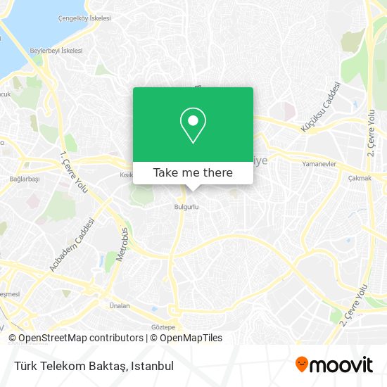 Türk Telekom Baktaş map
