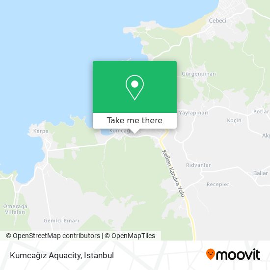 Kumcağız Aquacity map