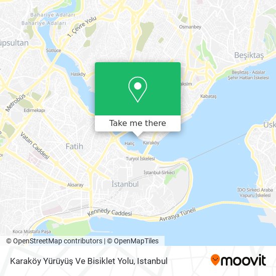 Karaköy Yürüyüş Ve Bisiklet Yolu map