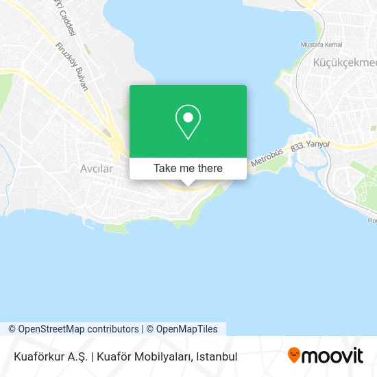 Kuaförkur A.Ş. | Kuaför Mobilyaları map