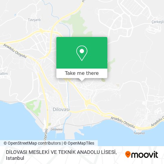 DİLOVASI MESLEKİ VE TEKNİK ANADOLU LİSESİ map