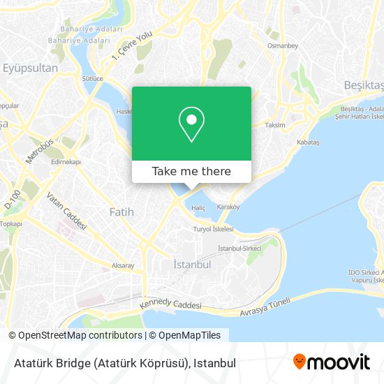 Atatürk Bridge (Atatürk Köprüsü) map