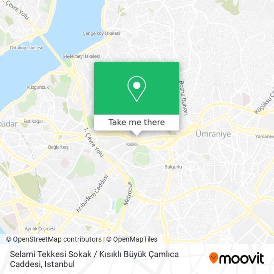 Selami Tekkesi Sokak / Kısıklı Büyük Çamlıca Caddesi map