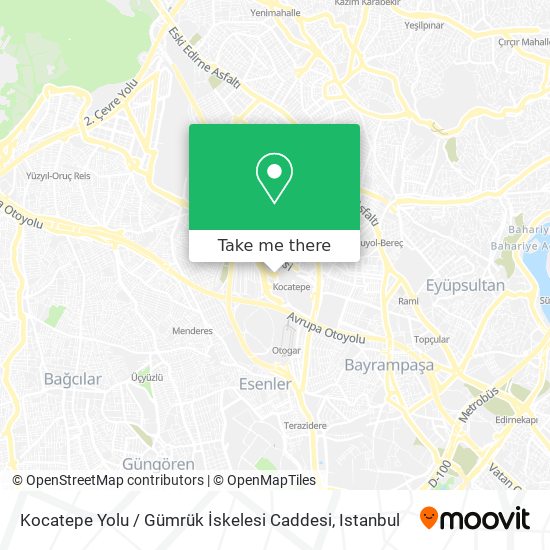 Kocatepe Yolu / Gümrük İskelesi Caddesi map