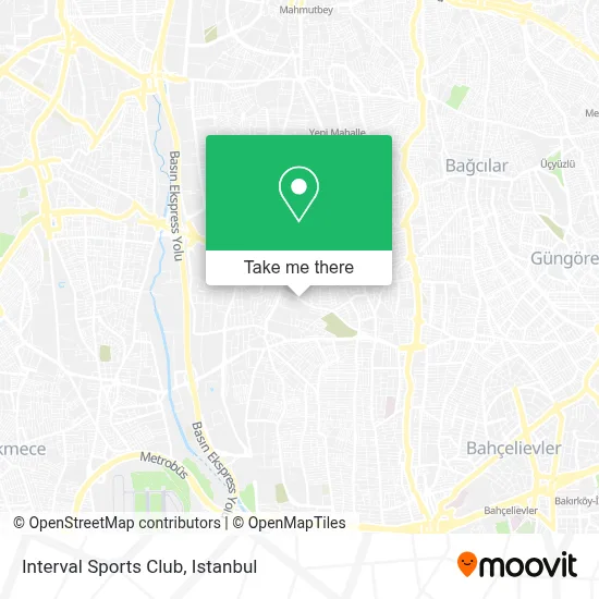 Interval Sports Club map
