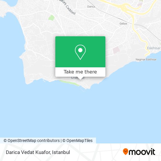 Darica Vedat Kuafor map