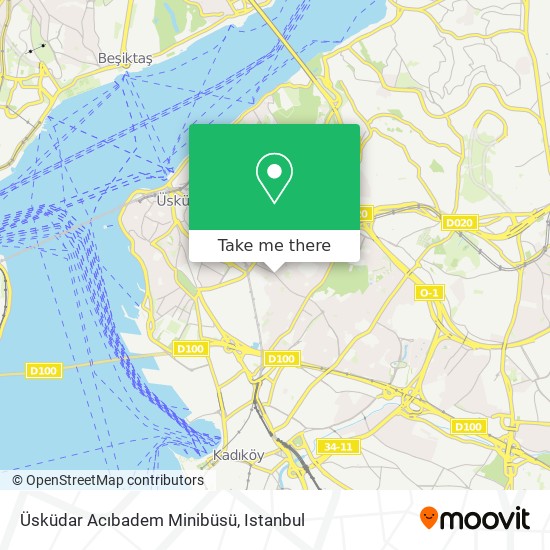 Üsküdar Acıbadem Minibüsü map