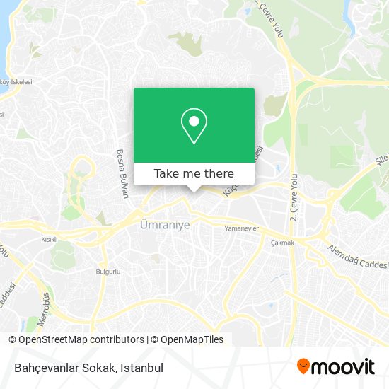 Bahçevanlar Sokak map