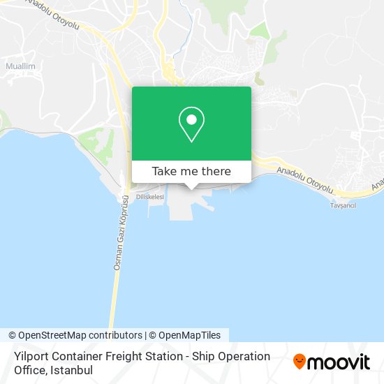 Yilport Container Freight Station - Ship Operation Office map