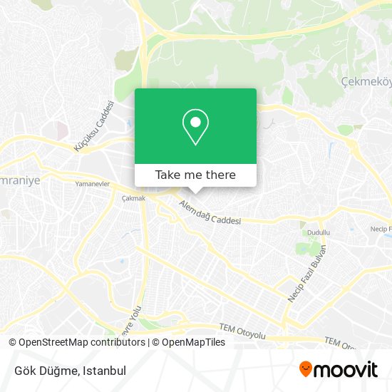 Gök Düğme map