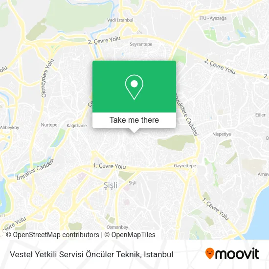 Vestel Yetkili Servisi Öncüler Teknik map