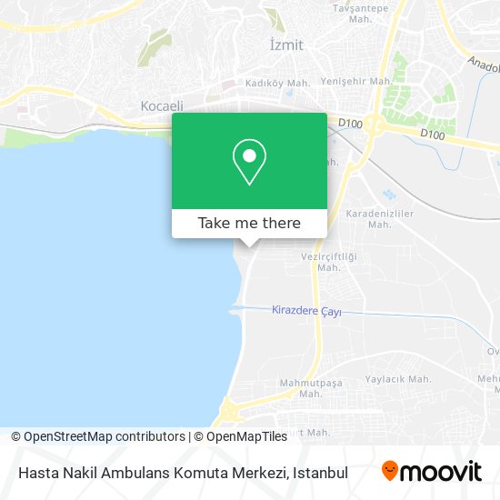 Hasta Nakil Ambulans Komuta Merkezi map