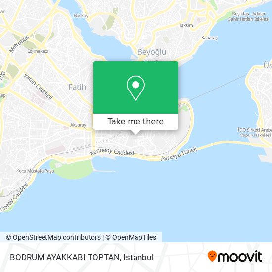 BODRUM AYAKKABI TOPTAN map