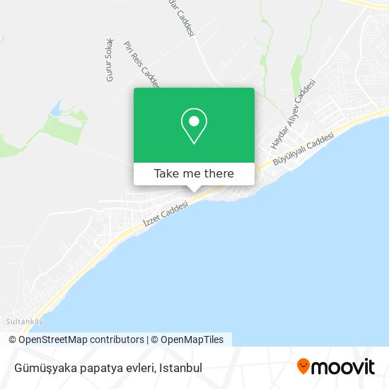 Gümüşyaka papatya evleri map