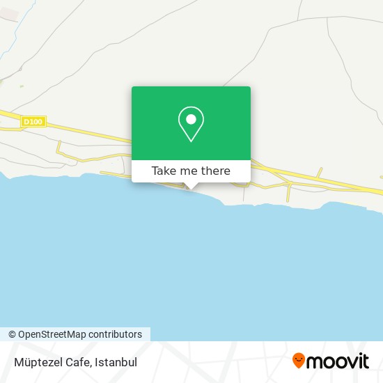 Müptezel Cafe map