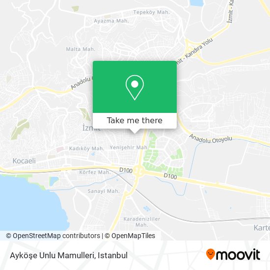 Ayköşe Unlu Mamulleri map