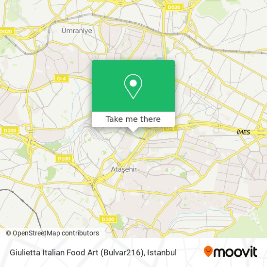 Giulietta Italian Food Art (Bulvar216) map