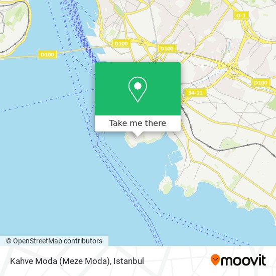 Kahve Moda (Meze Moda) map