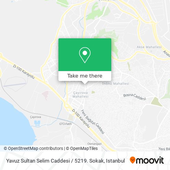 Yavuz Sultan Selim Caddesi / 5219. Sokak map