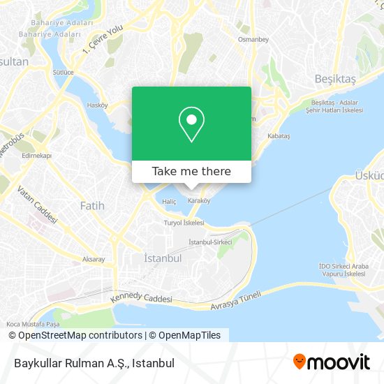 Baykullar Rulman A.Ş. map