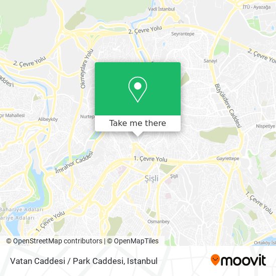 Vatan Caddesi / Park Caddesi map