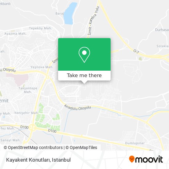 Kayakent Konutları map