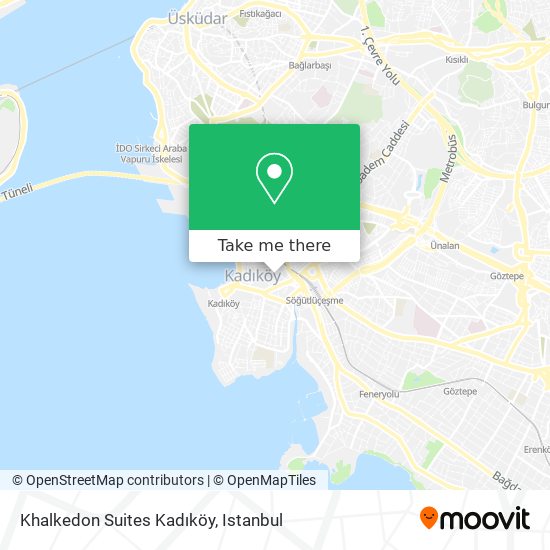 Khalkedon Suites Kadıköy map