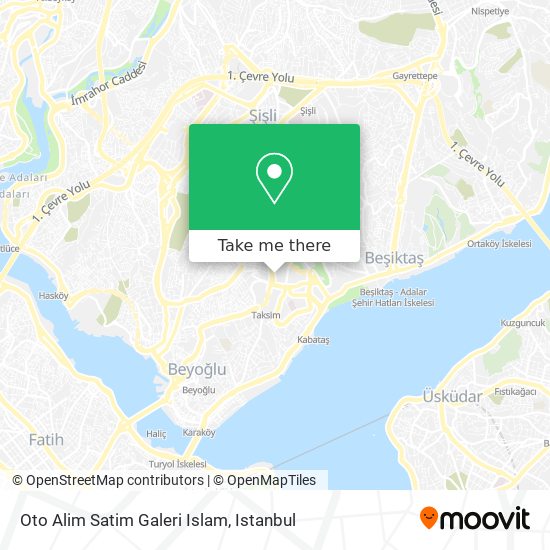 Oto Alim Satim Galeri Islam map