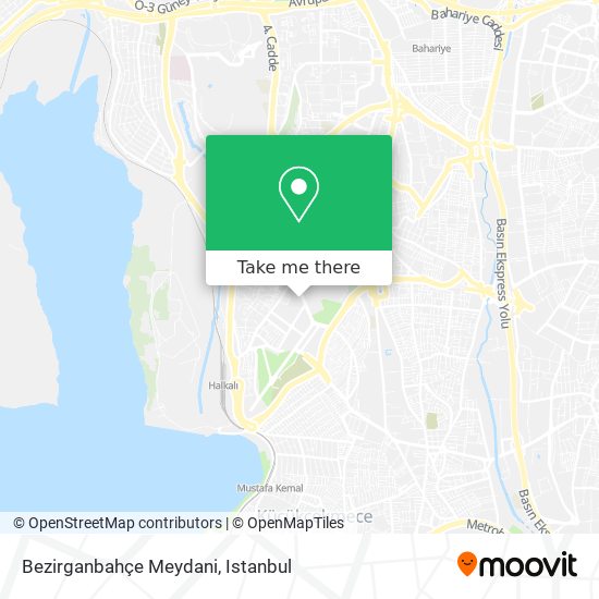 Bezirganbahçe Meydani map
