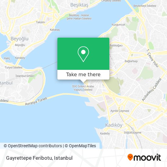 Gayrettepe Feribotu map