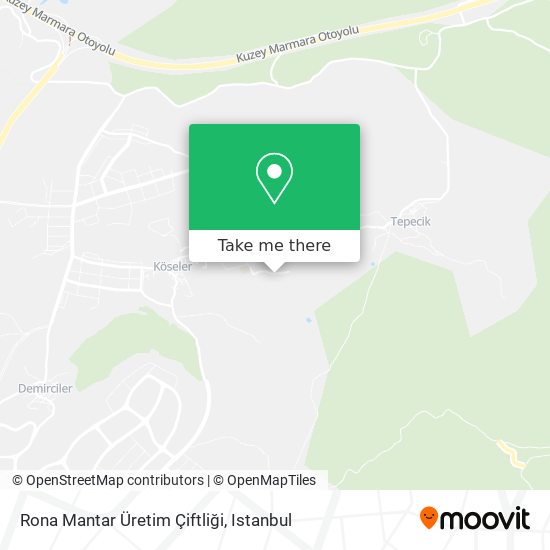 Rona Mantar Üretim Çiftliği map