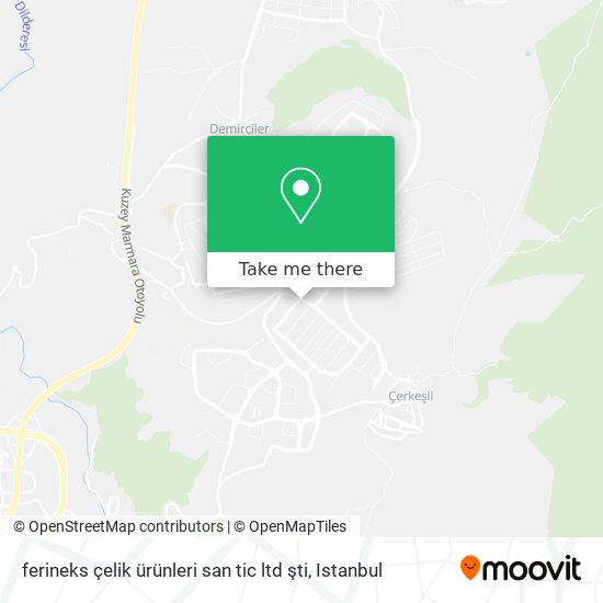 ferineks çelik ürünleri san tic ltd şti map