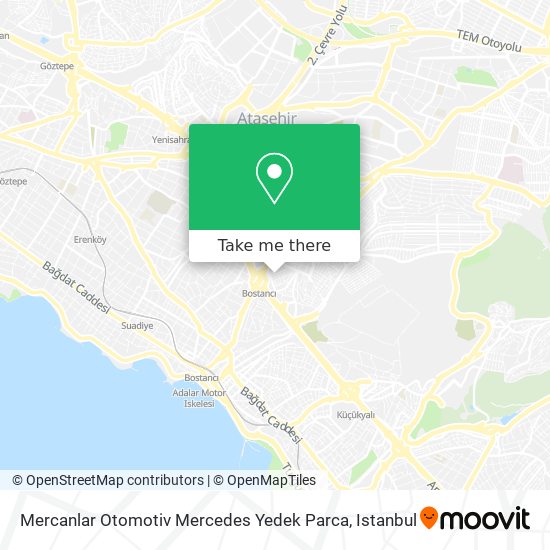 Mercanlar Otomotiv Mercedes Yedek Parca map