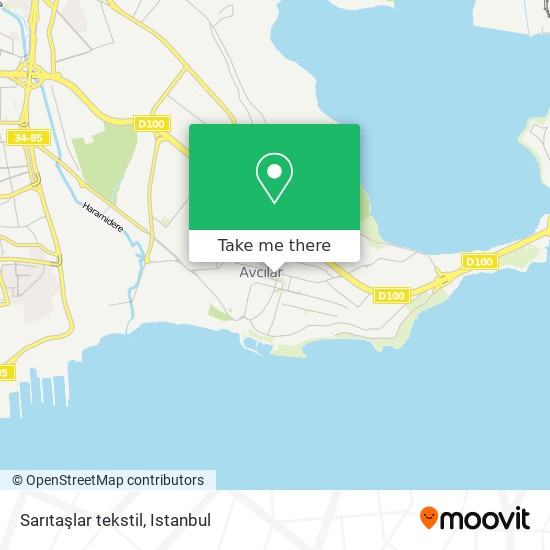 Sarıtaşlar tekstil map