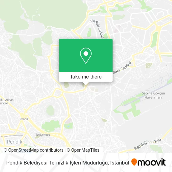 Pendik Belediyesi Temizlik İşleri Müdürlüğü map