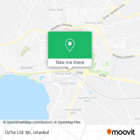 ÜzTur Ltd. Şti. map