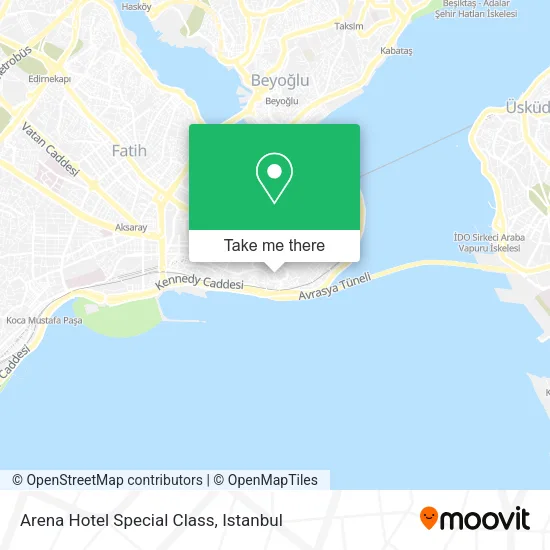 Arena Hotel Special Class map