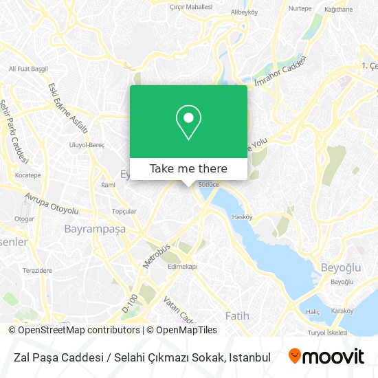 Zal Paşa Caddesi / Selahi Çıkmazı Sokak map